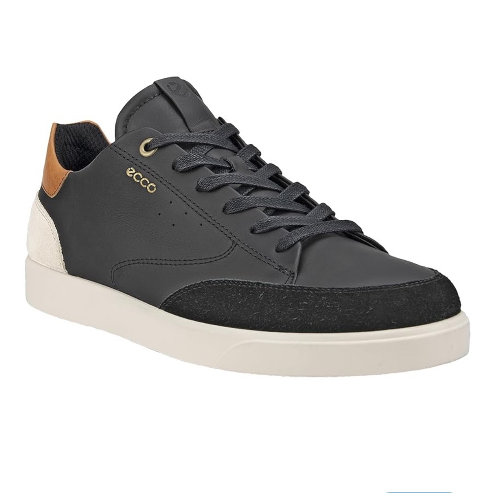 Ecco Women’s Street Lite Court Black and Brown‎ Sneakers